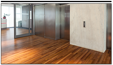 Hardwood Floor in Commercial Office